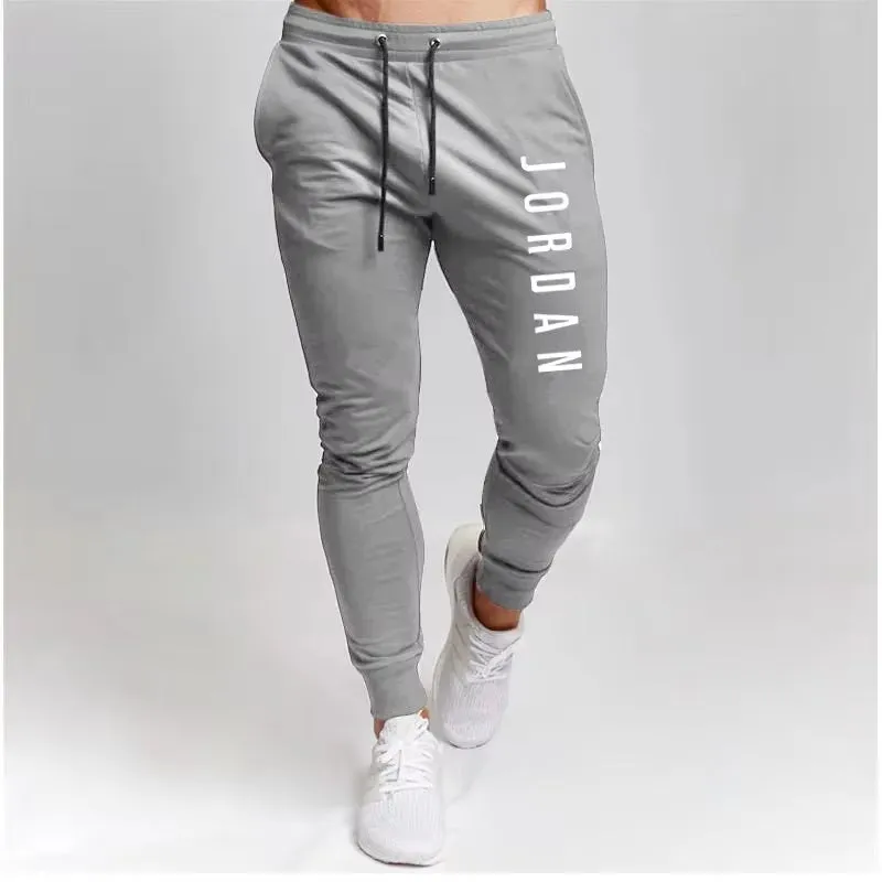 Men Loose and Versatile Stretch Trousers Cross-Border Spring and Autumn Sports Pants Casual Pants Slim Casual Sports Pants S-3XL