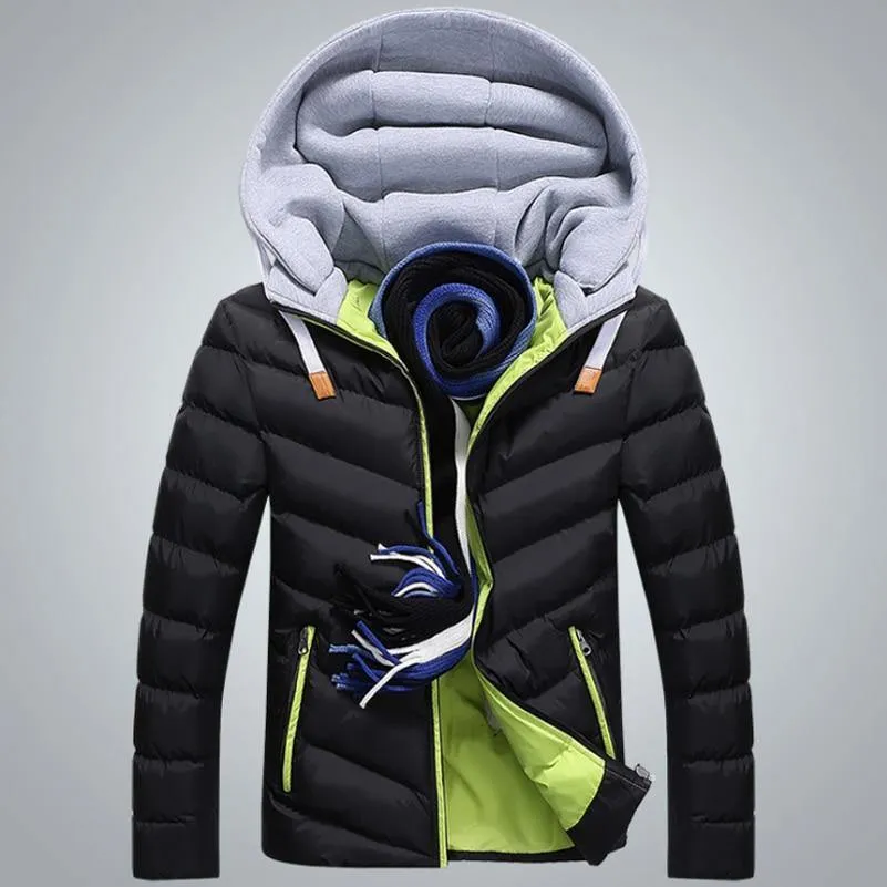 Men's Detachable Hooded Parkas