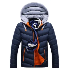 Men's Detachable Hooded Parkas