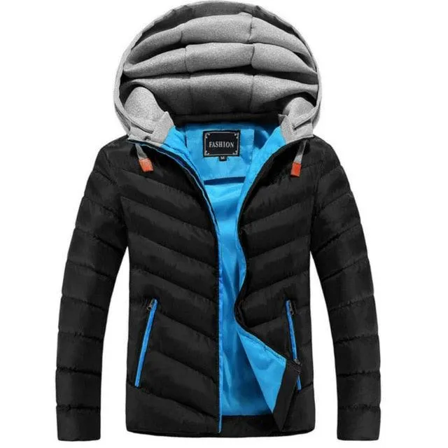 Men's Detachable Hooded Parkas