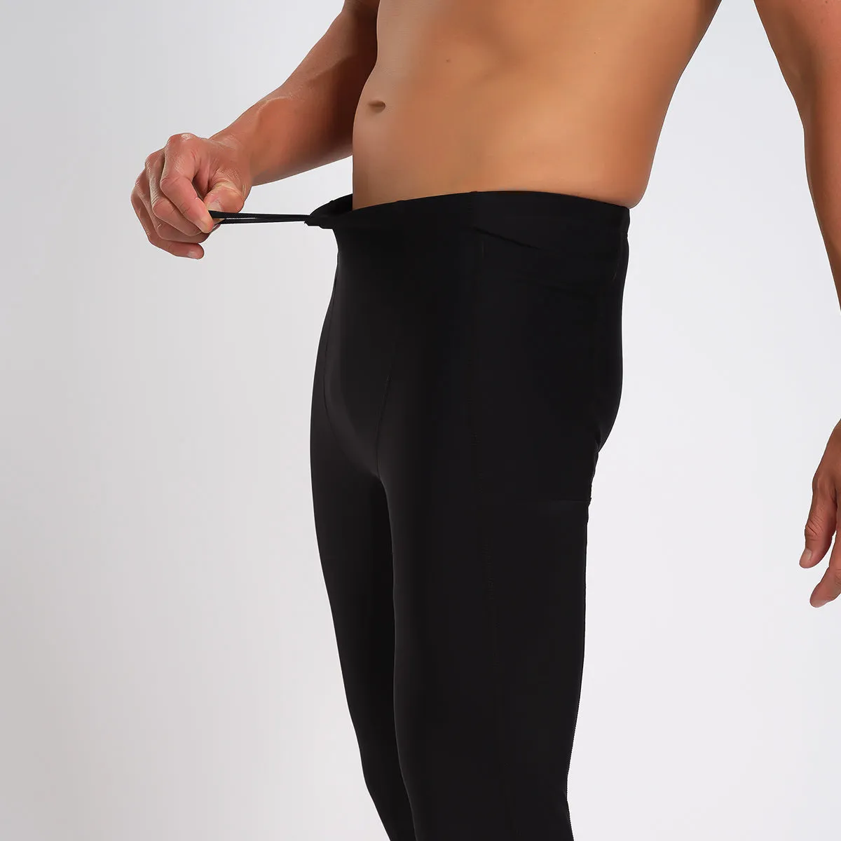Mens Elite Run Thermo Tight - Black