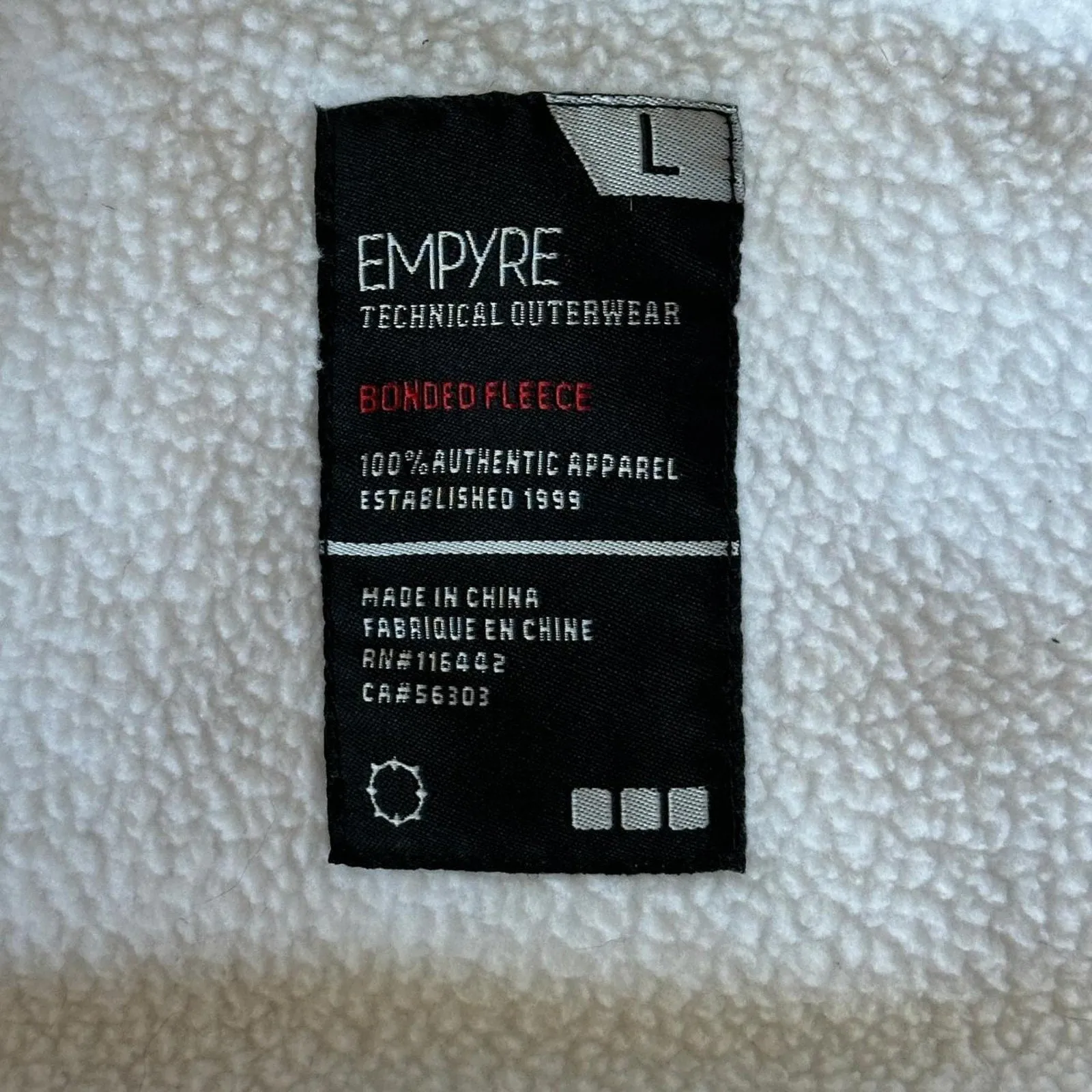 Men's Empyre Bonded Fleece Jacket - Large