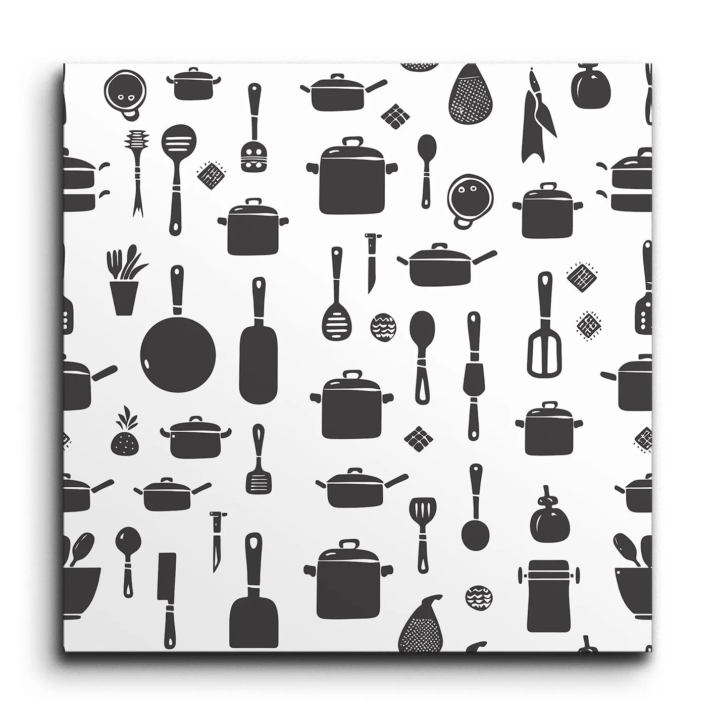 Monochrome Elegance Tile of Modern Artistry