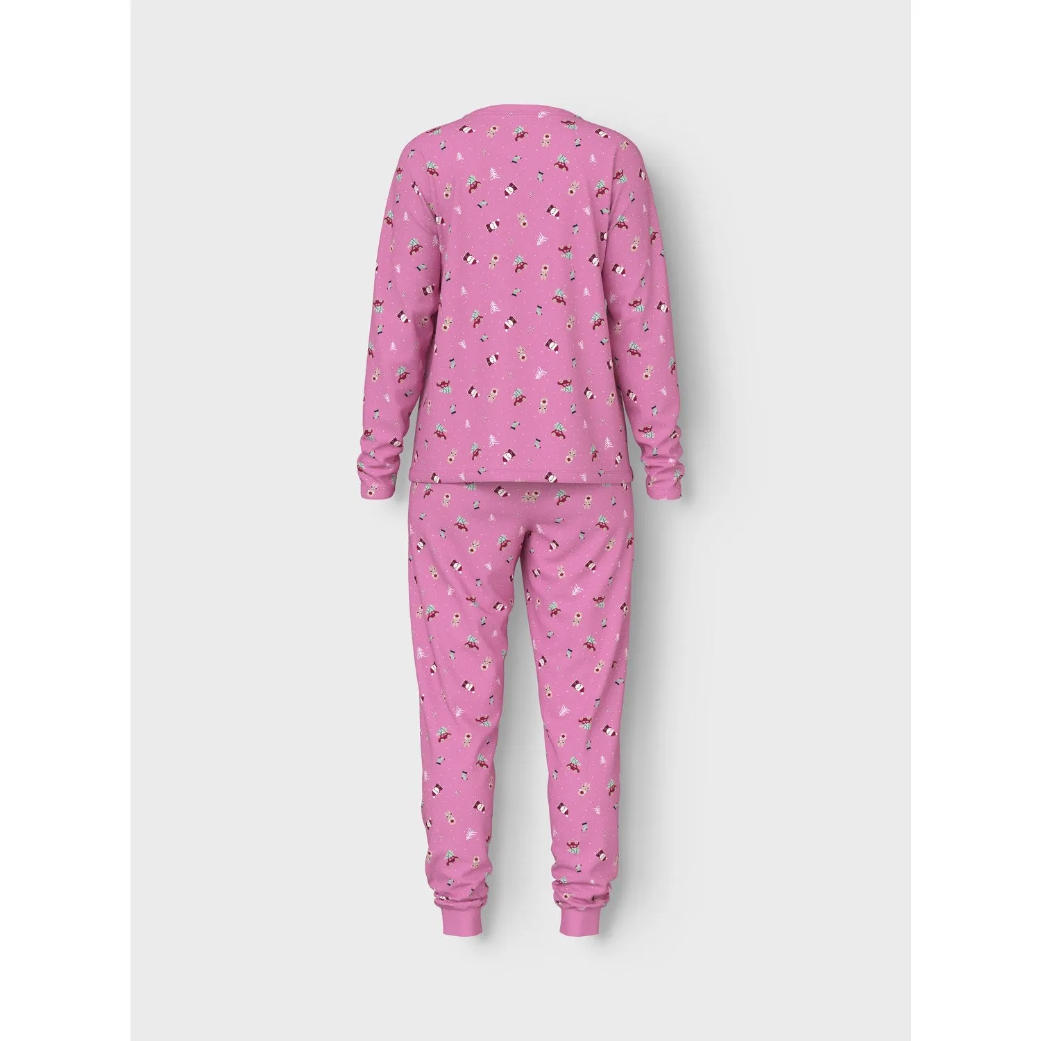 Name It Fuchsia Pink Christmas Elements Nanvismas Nightset