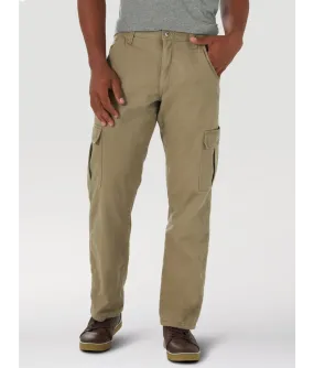 New with tags! MEN'S FLEECE LINED RELAXED FIT CARGO PANT IN BRITISH KHAKI, SZ 38X30!