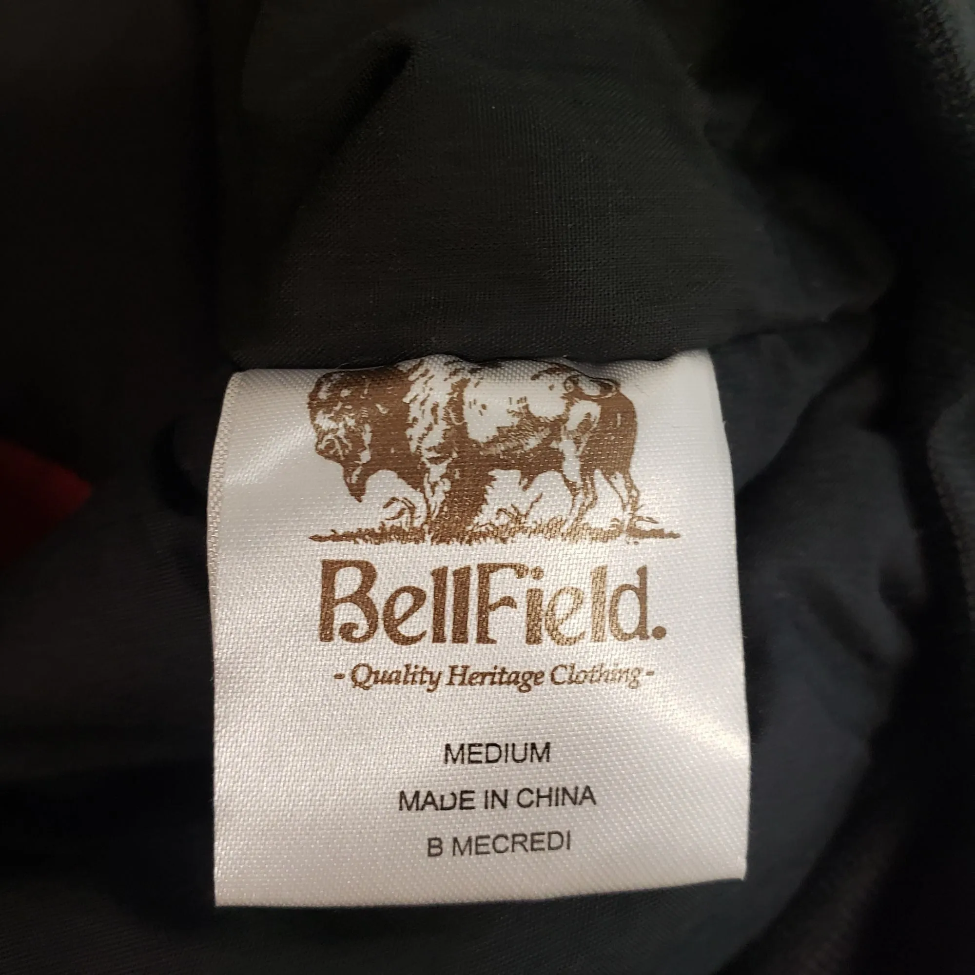 NWT Bellfield Quilted Bomber Jacket Size Medium