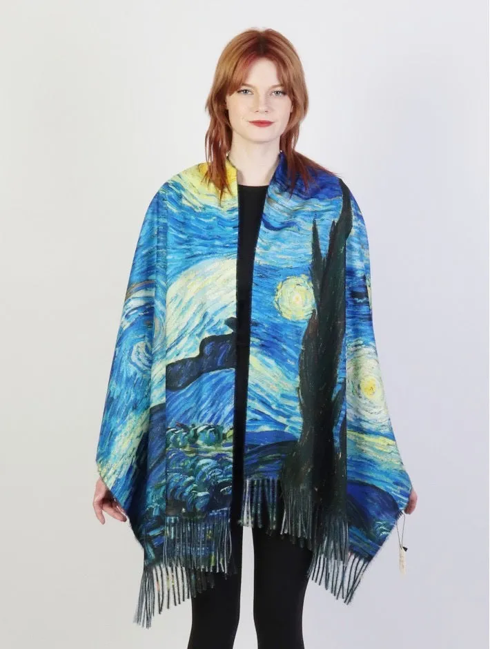 Oil Painting Design Fashion Scarf and Shawl