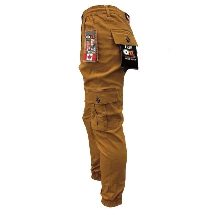 ORANGE RIVER FREE CARGO JOGGER PANTS - TAN, BLACK