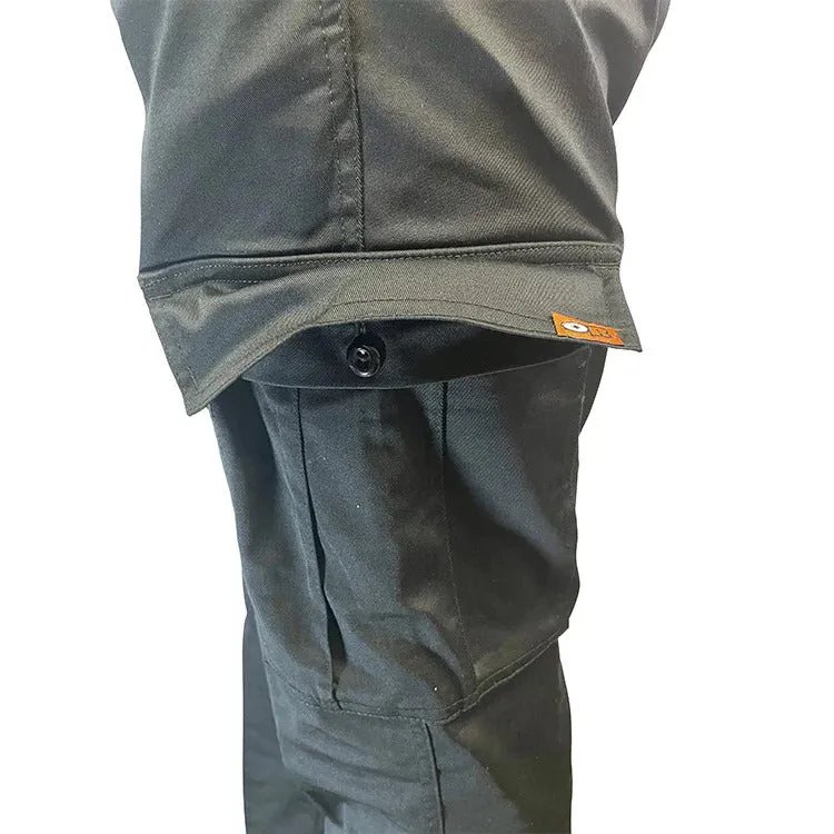 Orange River Men's ROCKY Stretch Fleece Lined Work Cargo Pants - Black