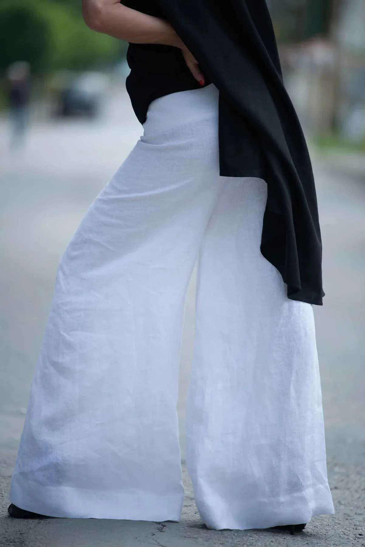 PAMELA LINEN PANTS SKIRT