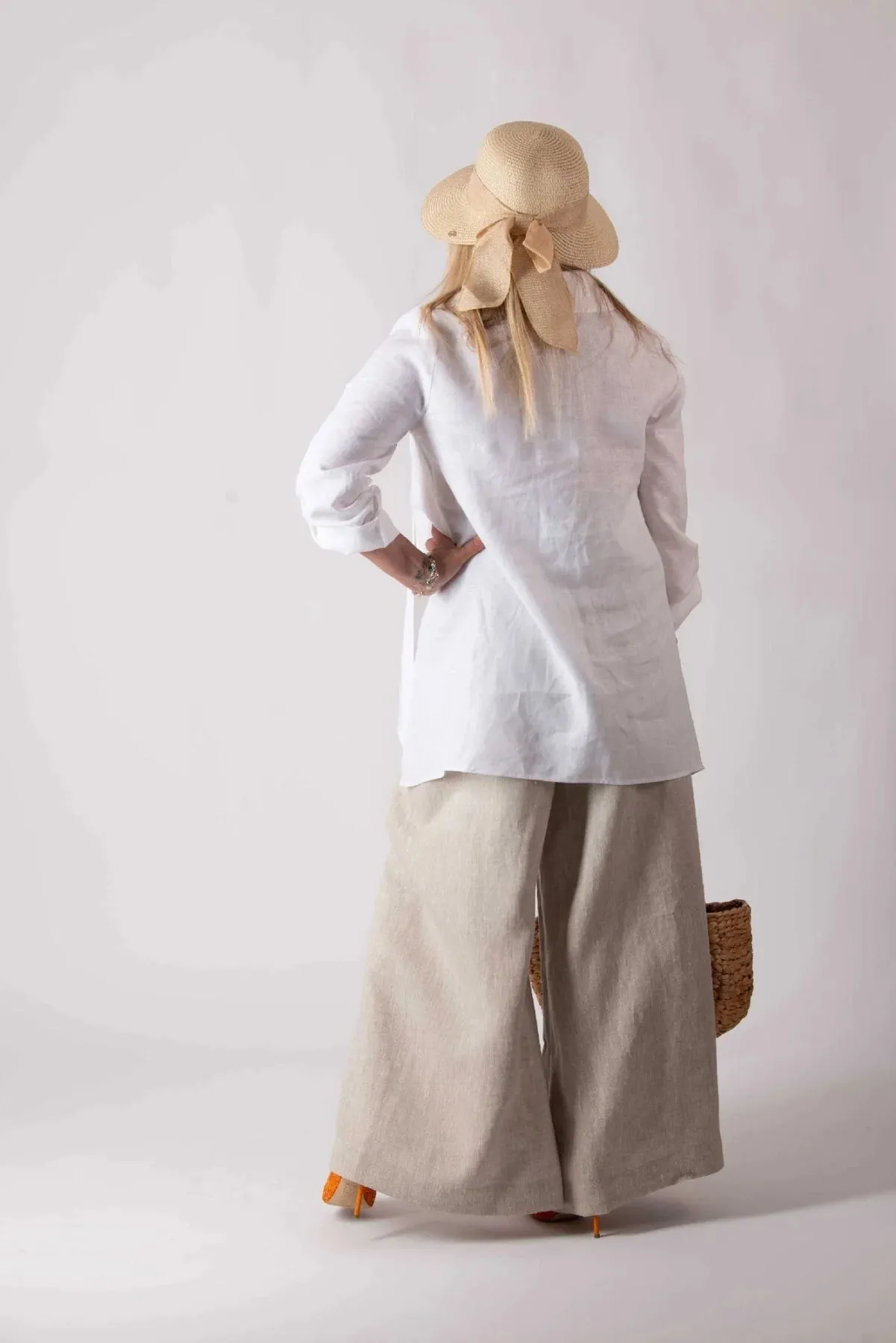 PAMELA LINEN PANTS SKIRT