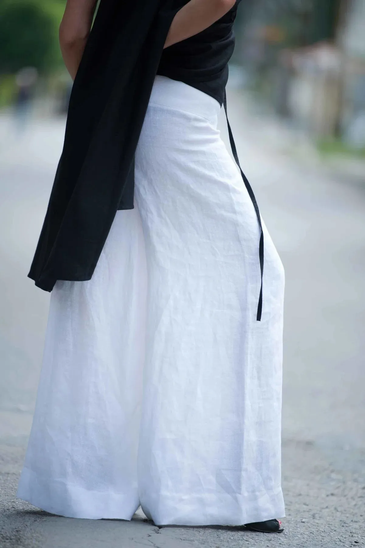 PAMELA LINEN PANTS SKIRT