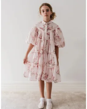 Petite Amalie Blush Orchid Shirt Dress