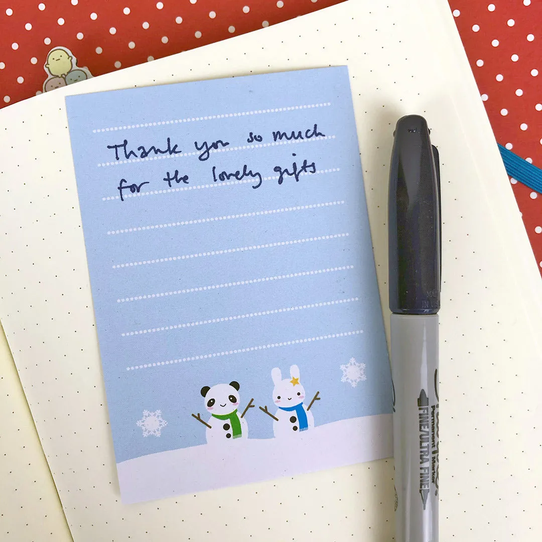 Pick & Mix Winter Mini Memo Sheets