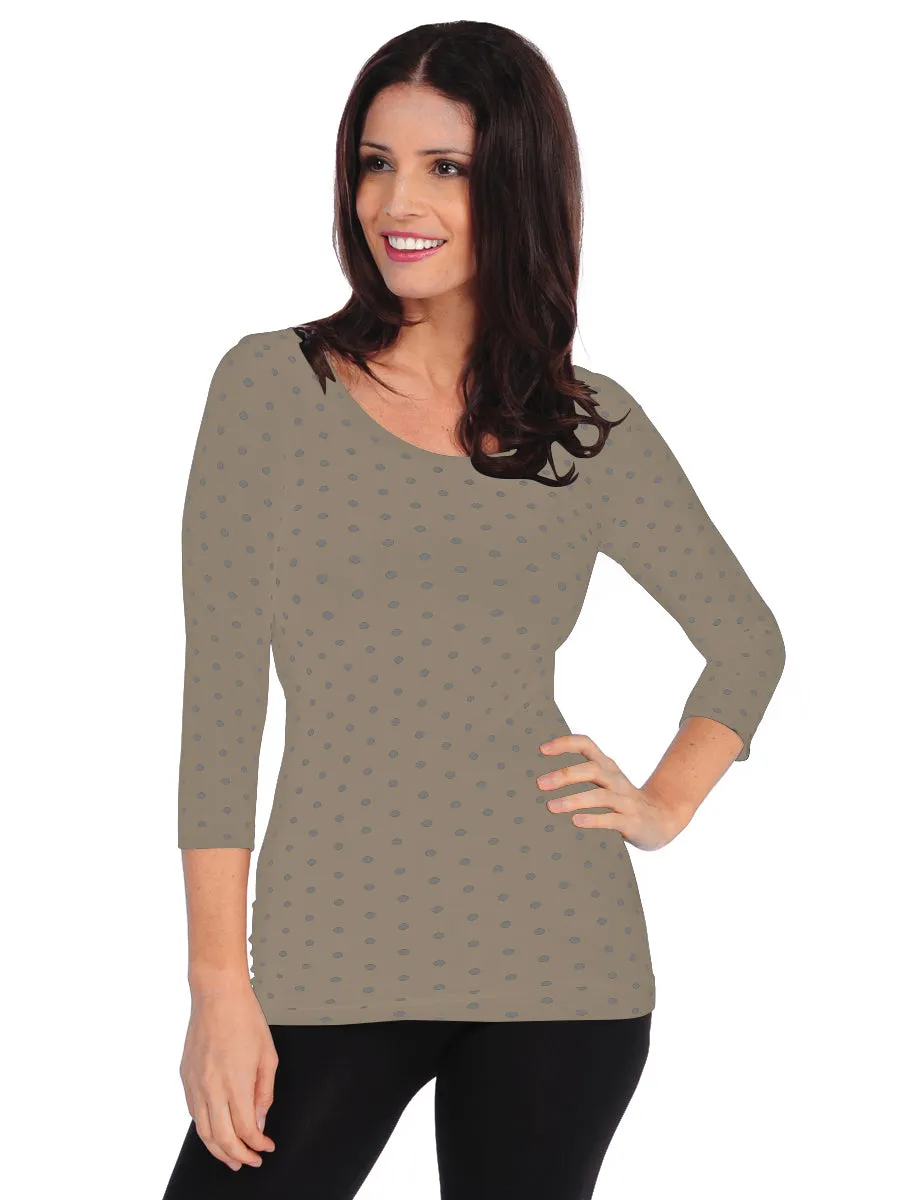 Pin Dot 3/4 Sleeve (505PD)