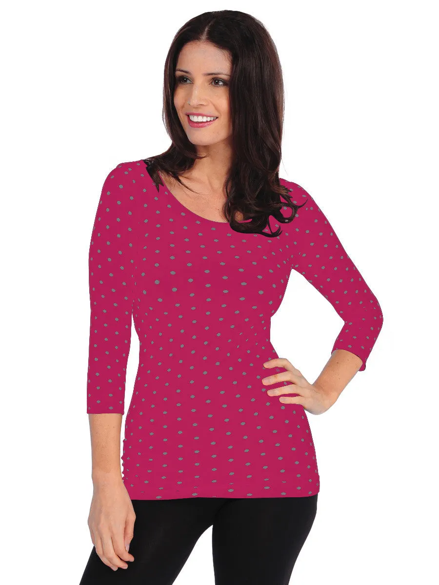 Pin Dot 3/4 Sleeve (505PD)