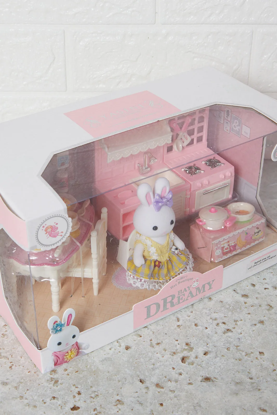 Pink Rabbit Dreamy Rabbit Wardrobe Play Set