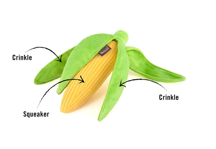 P.L.A.Y. Farm Fresh Corn Fall Toy for Dogs