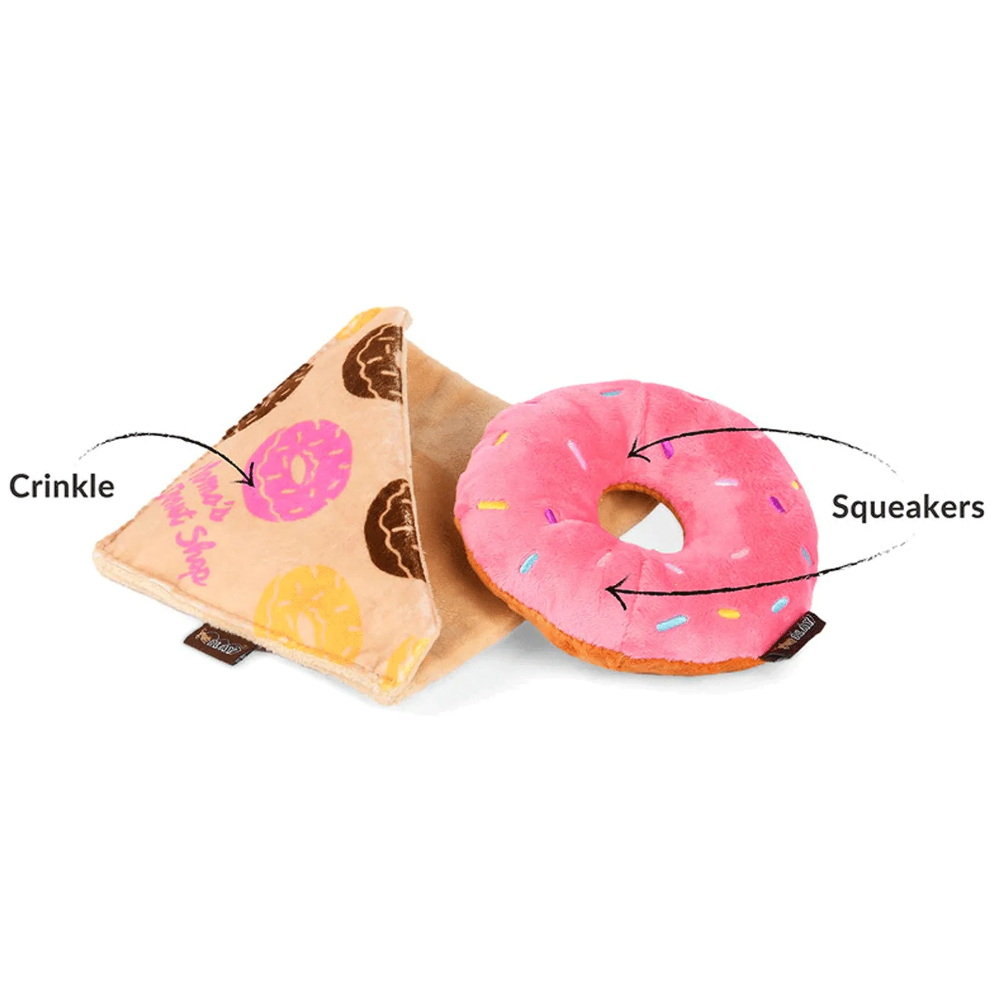 P.L.A.Y. Pink Donut Dog Toy