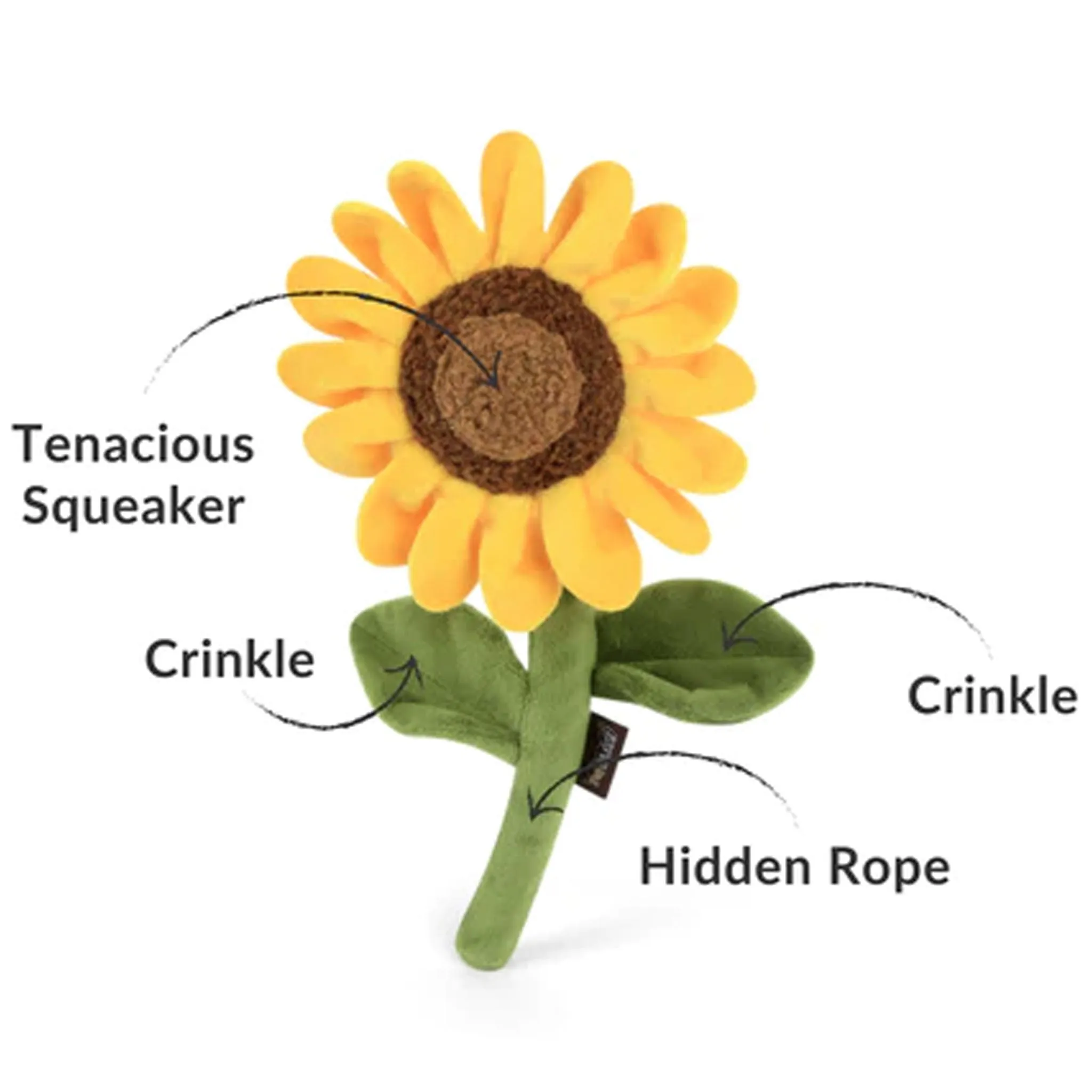 P.L.A.Y. Sassy Sunflower Dog Toy