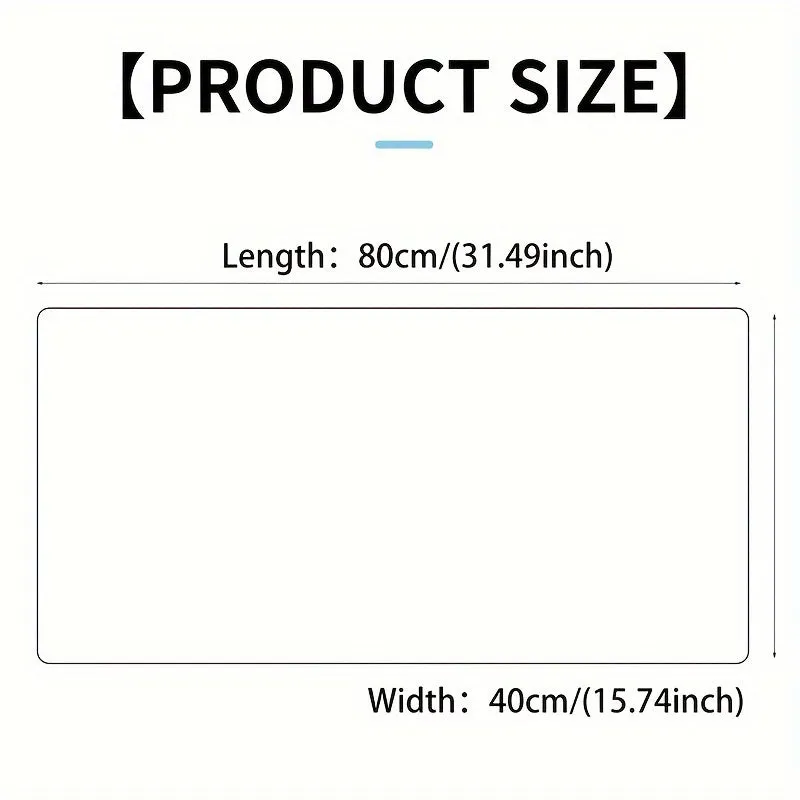 Premium Pink Monochrome Car Line Desk Mat  Waterproof  Nonslip