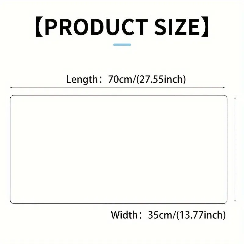 Premium Pink Monochrome Car Line Desk Mat  Waterproof  Nonslip