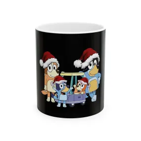 Princess Grace Festive Dog-Themed Ceramic Mug | 11oz & 15oz | Perfect Holiday Gift