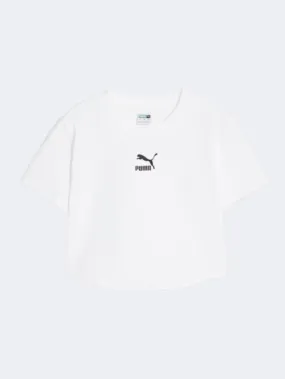 Puma Dare To Cropped Women Lifestyle T-Shirt White