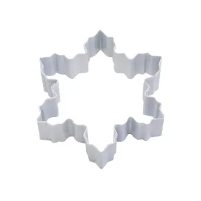 R&M Snowflake Cookie Cutter White 10cm
