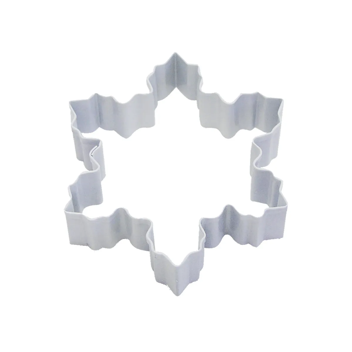 R&M Snowflake Cookie Cutter White 10cm