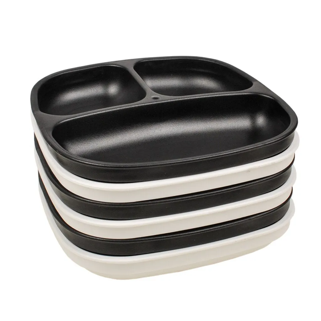 Re-Play Divided Plate Set - Monochrome