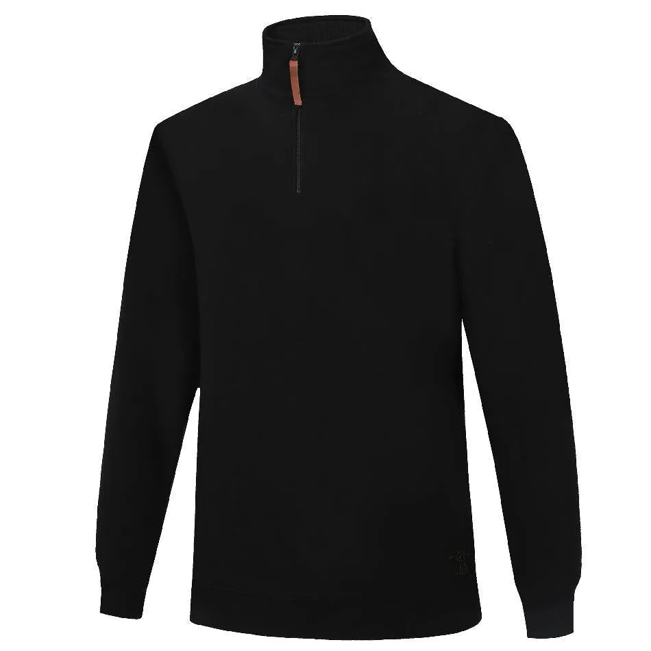 Ritemate Pilbara Mens Classic Zipper Closed Front Fleece Pullover - RMPC045