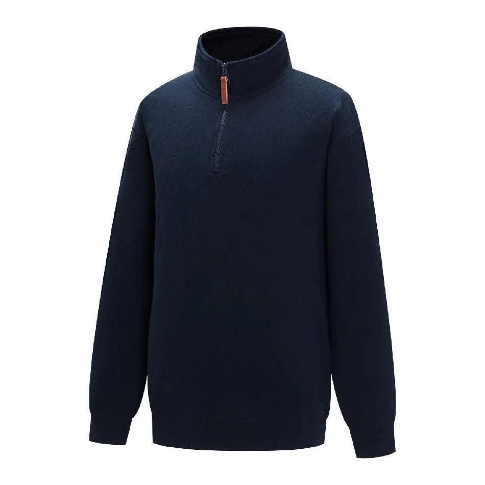 Ritemate Pilbara Mens Classic Zipper Closed Front Fleece Pullover - RMPC045