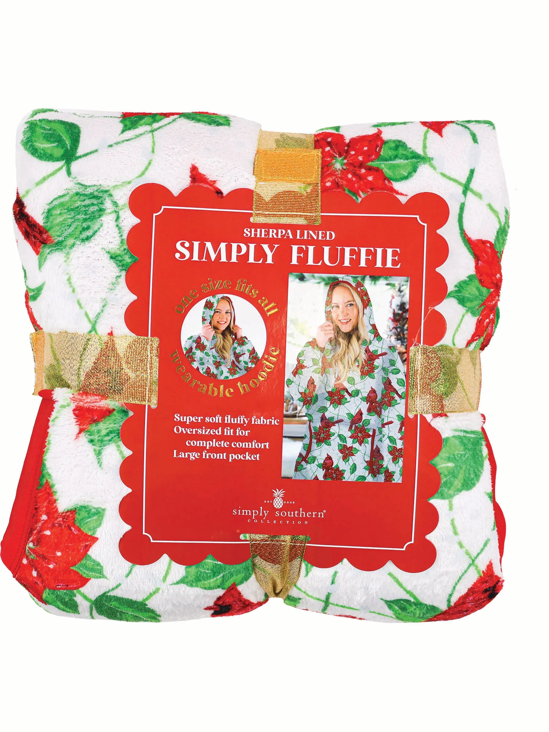 Simply Southern Holiday Hoodie Poncho