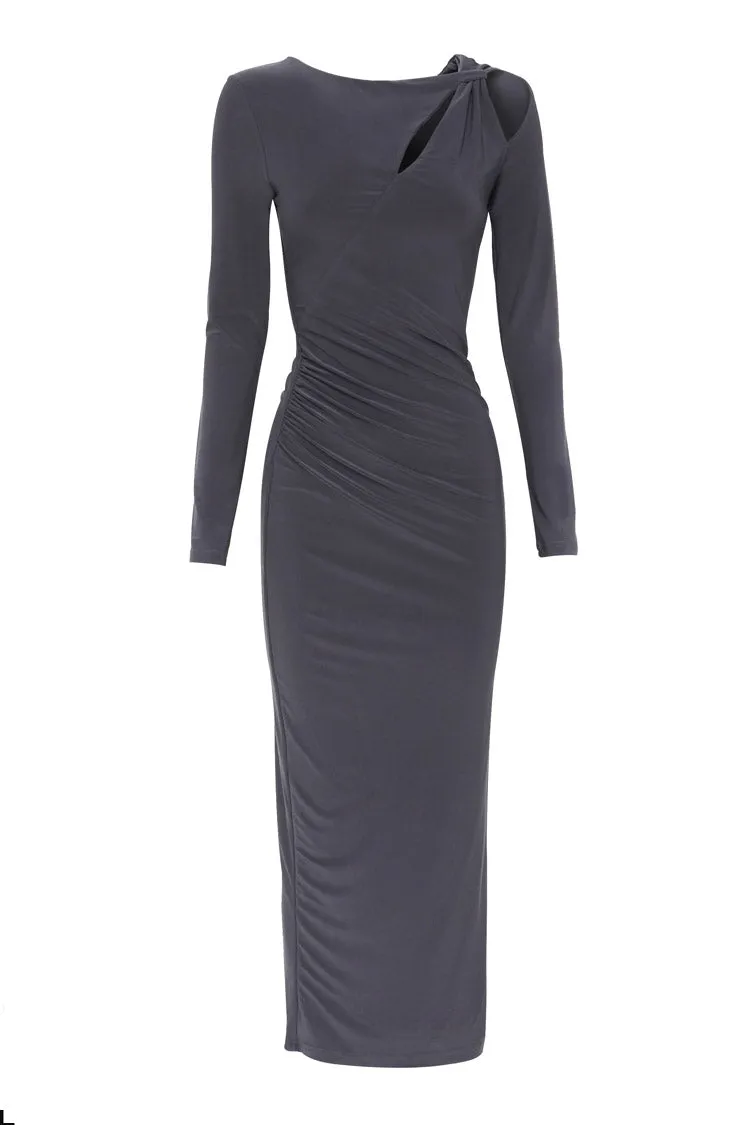 Slated Midi Dress in Slate | FINAL SALE