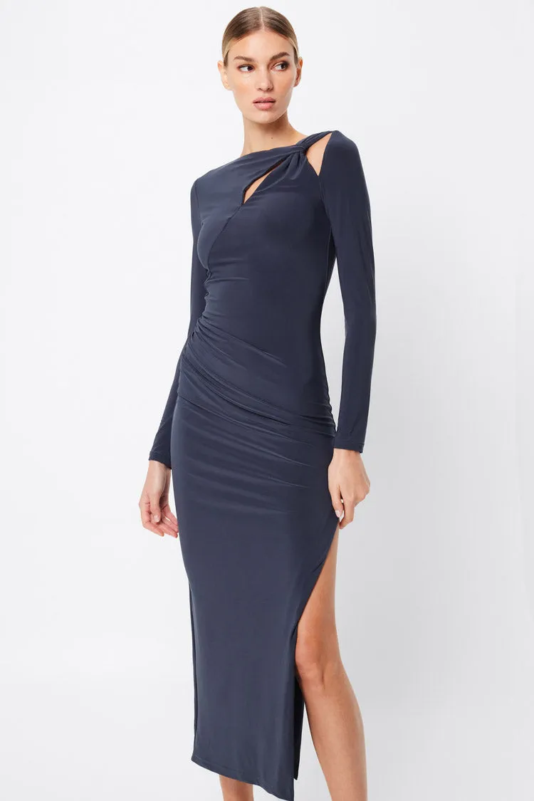 Slated Midi Dress in Slate | FINAL SALE