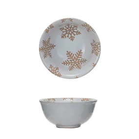 Snowflake Wax Relief Small Bowls