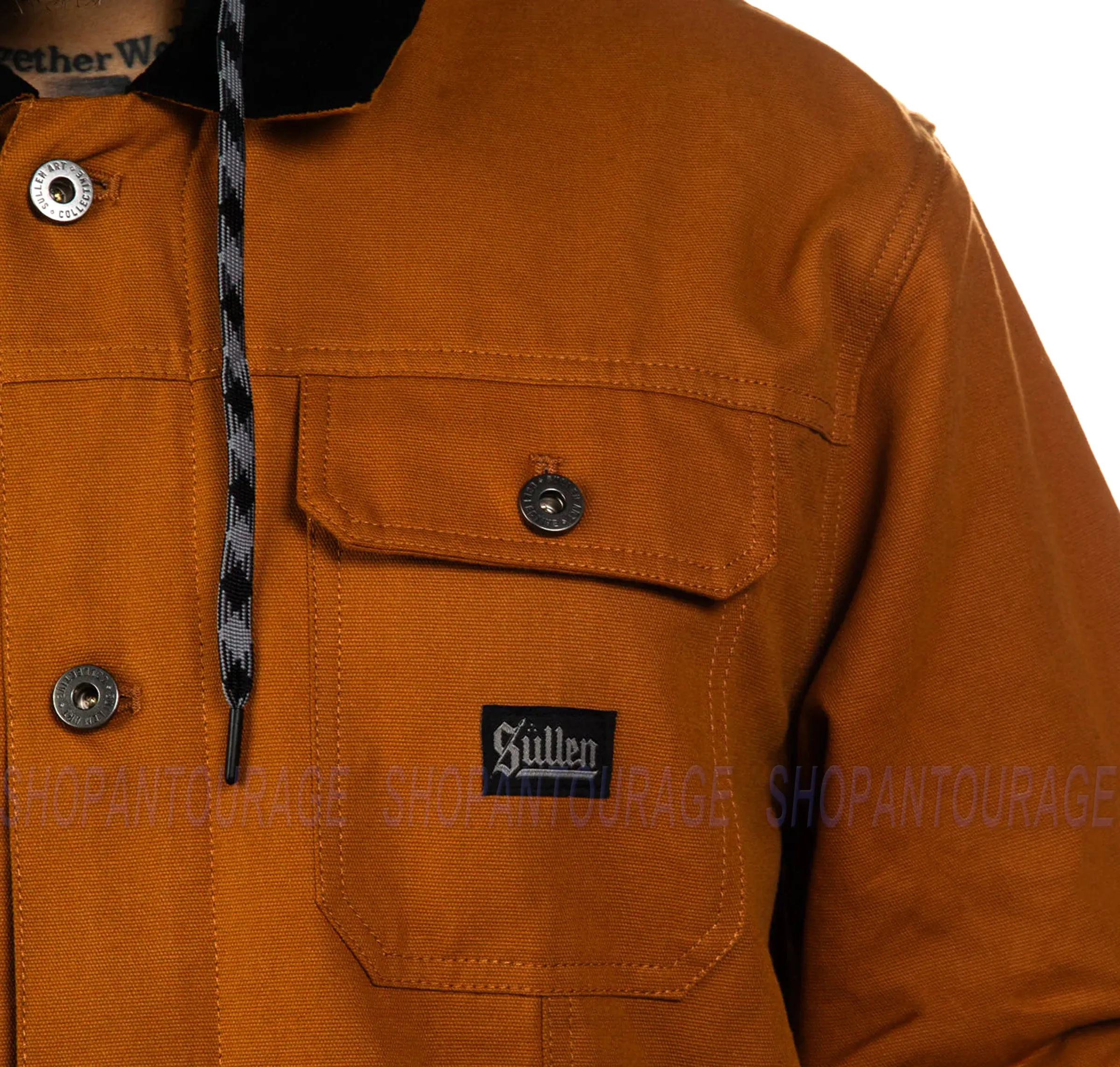 Sullen Art Collective Survivalist Duck Canvas New L/S Jacket For Men SCM5693