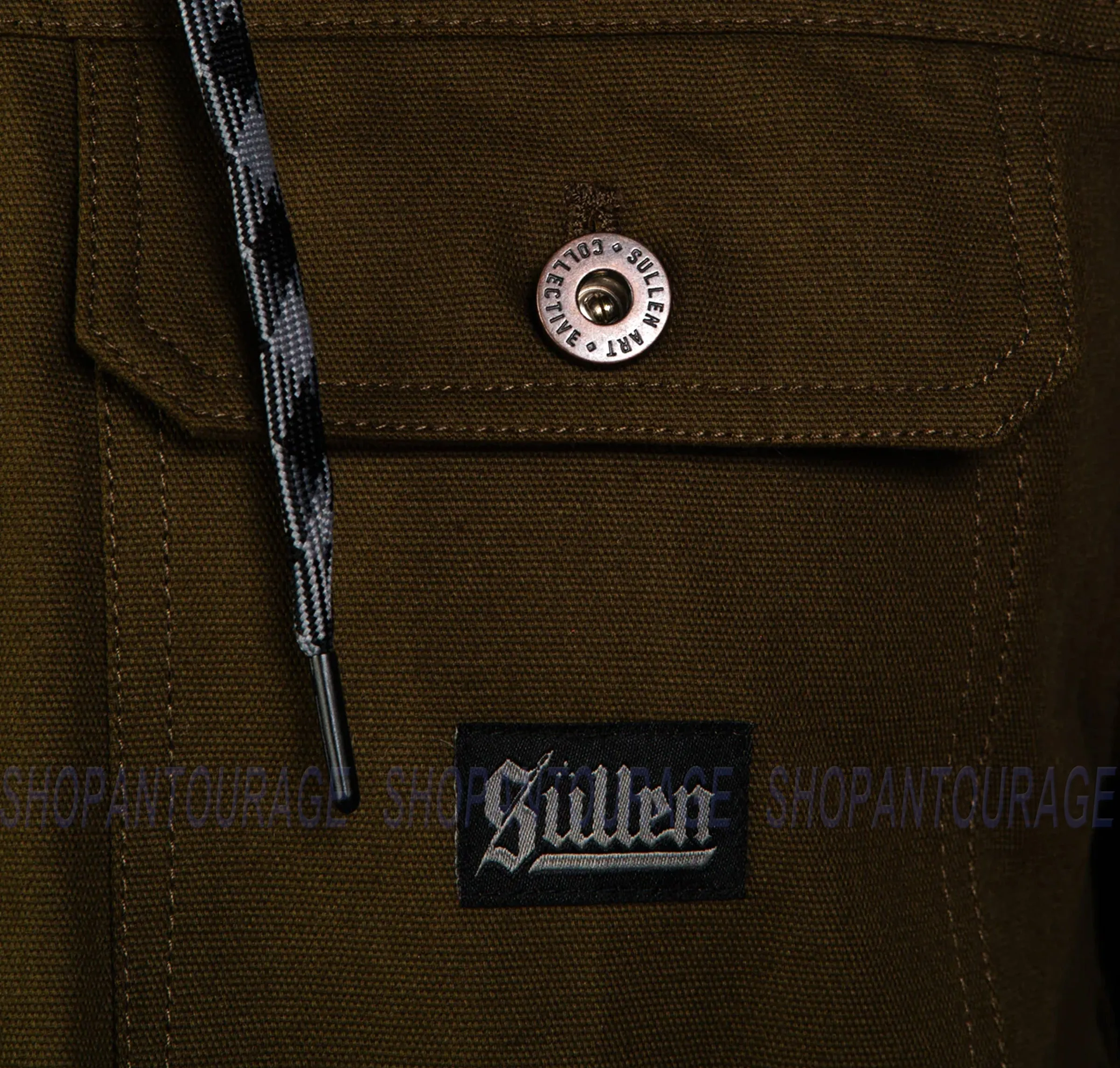 Sullen Art Collective Survivalist Duck Canvas New L/S Jacket For Men SCM5693