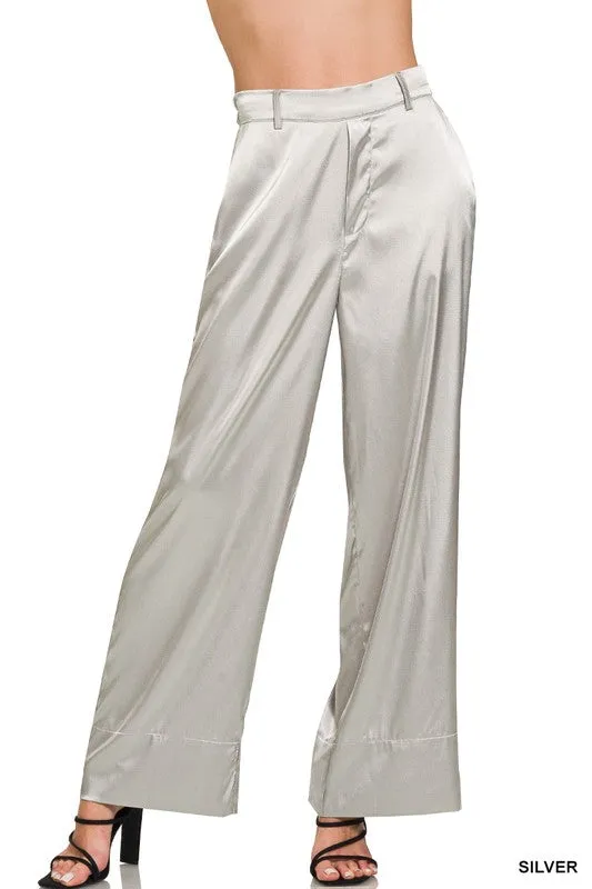 TRAVELER SATIN PANTS