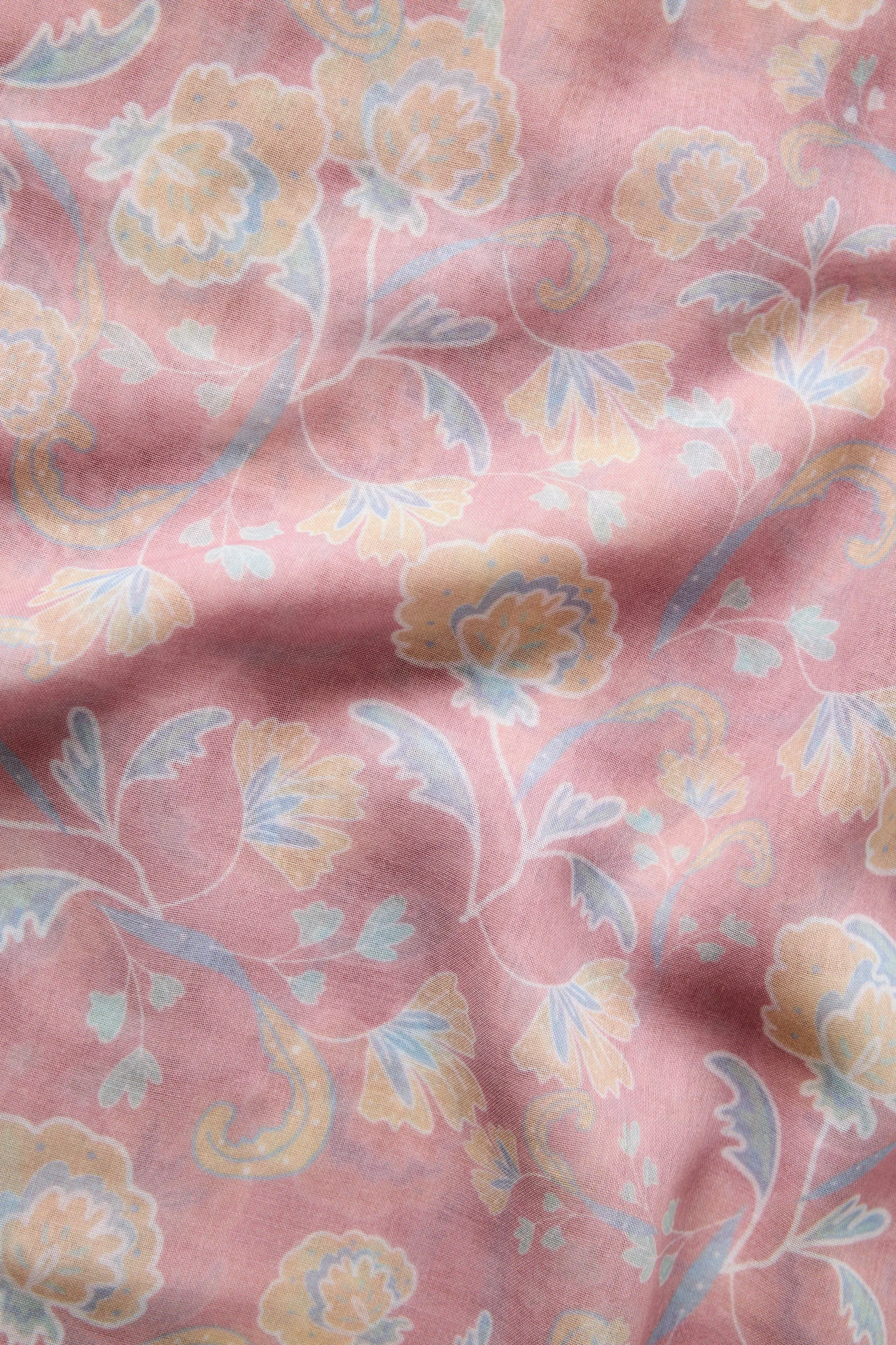 Uma Soft Pink Square Scarf