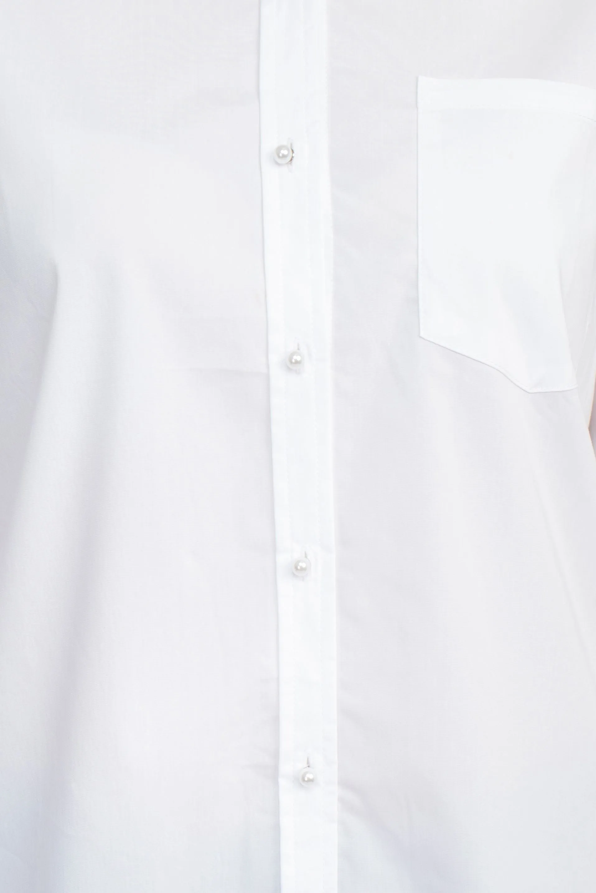 VS Sport Collar Neck Button Detail Long Cuffs Sleeves Rayon Top