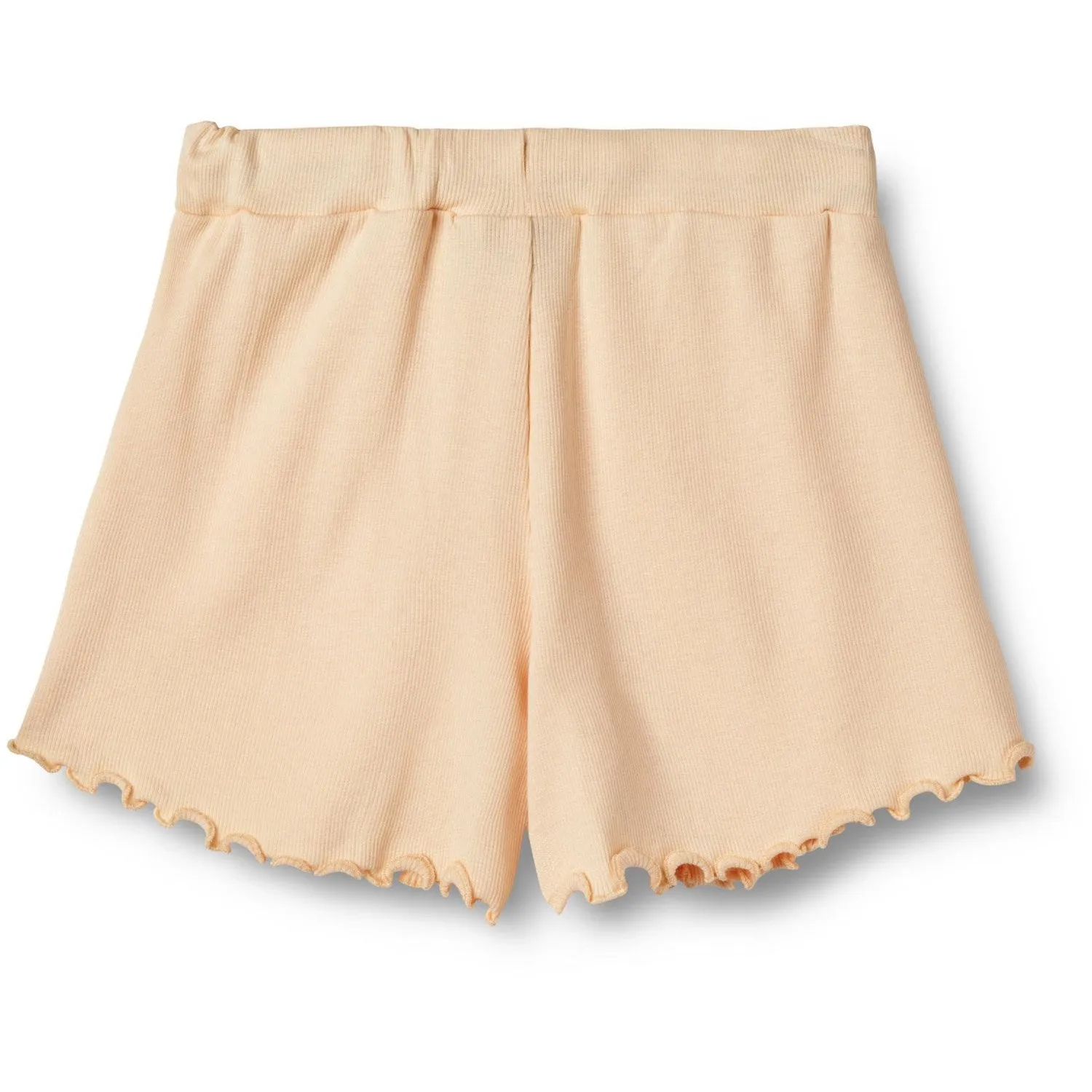 Wheat Pale Peach Rib Shorts Gertrud