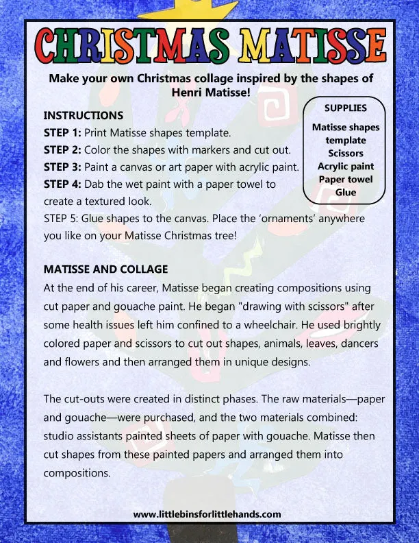 Winter Art Projects: Christmas and Seasonal Activities