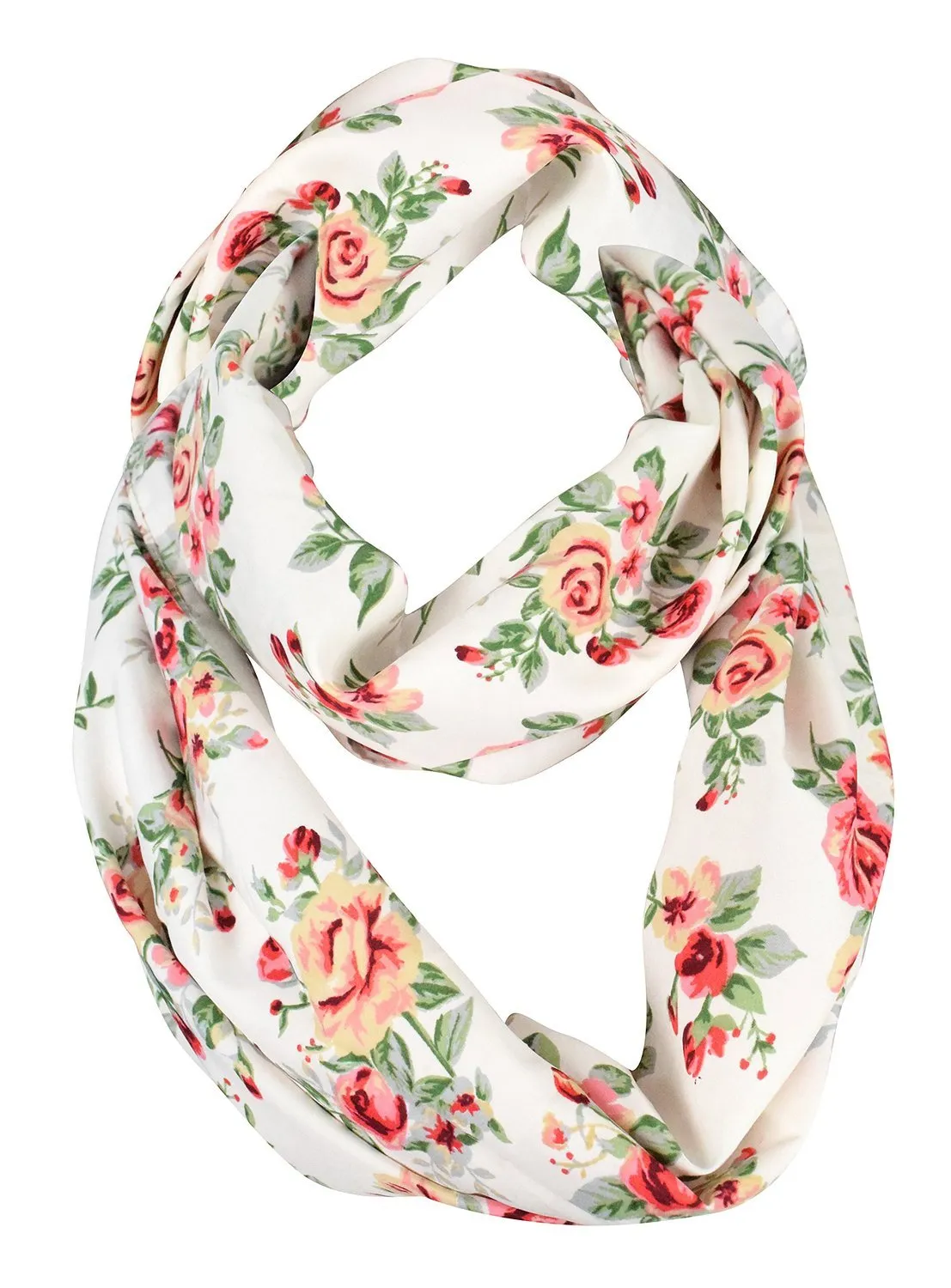 Womens Fashion Bohemian Sheer Infinity scarves Circle Scarf Loops