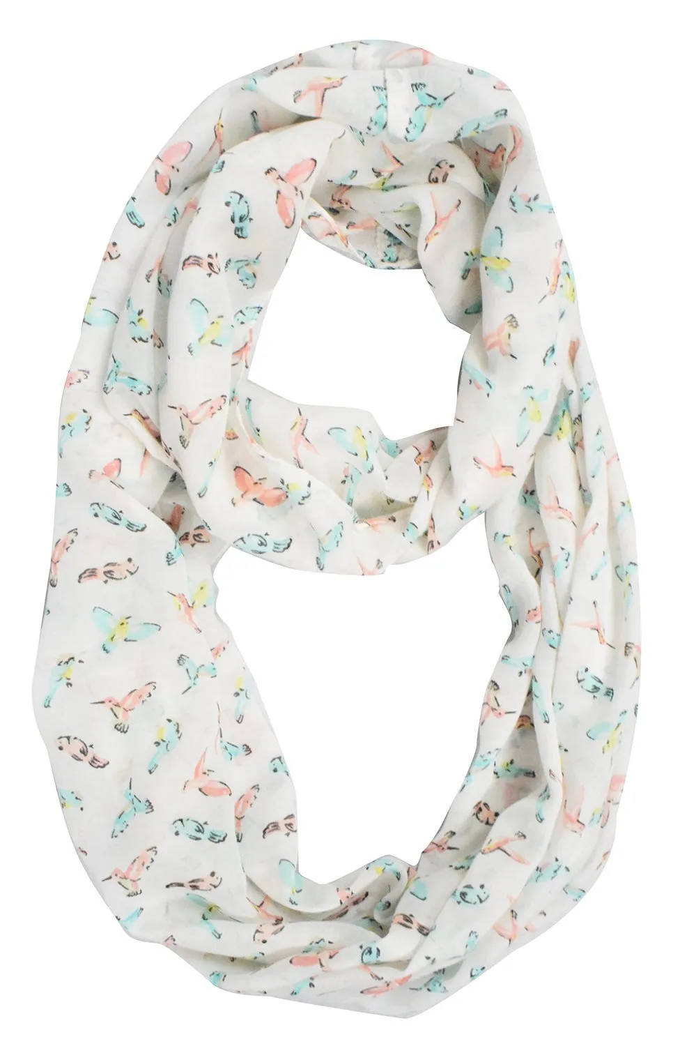 Womens Fashion Bohemian Sheer Infinity scarves Circle Scarf Loops