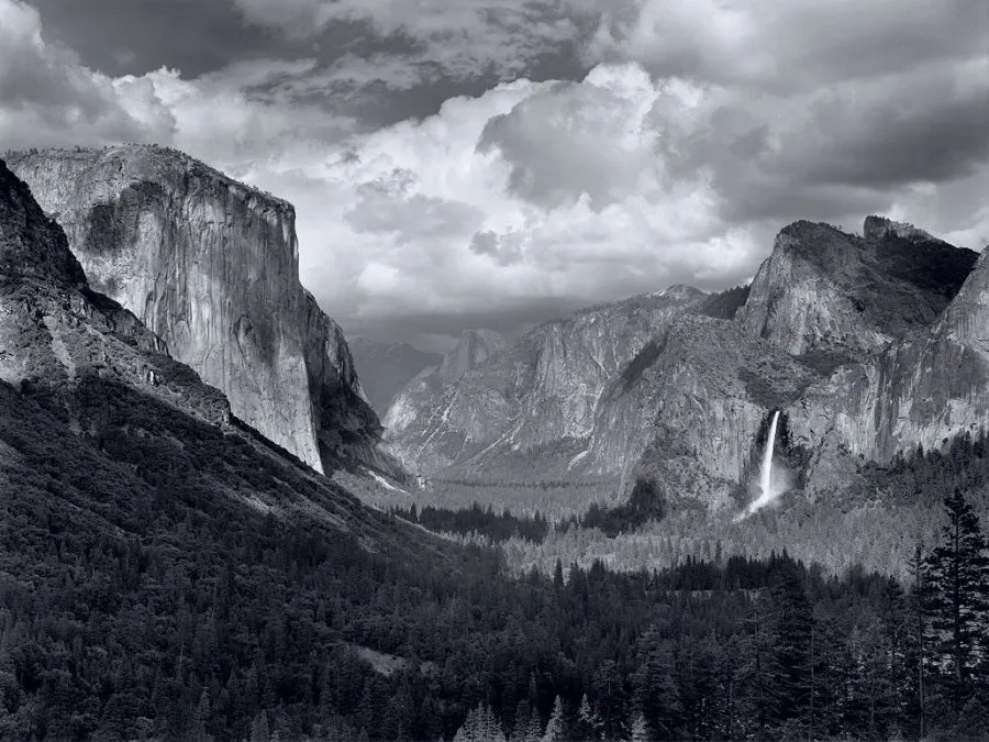Yosemite Valley, Thunderstorm - Large Print Rolled