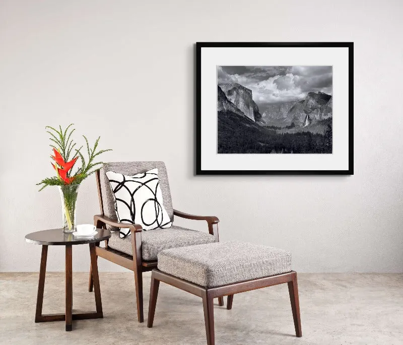 Yosemite Valley, Thunderstorm - Large Print Rolled
